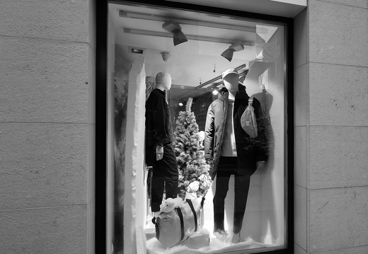 Vitrine en décembre